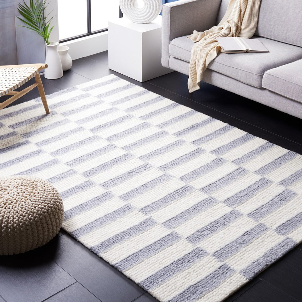 Safavieh Vermont 555 Hand Tufted New Zealand Wool and Cotton with Latex Contemporary Rug VRM555A-8
