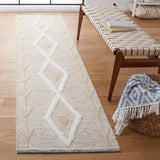 Safavieh Vermont Woollen Dhurry (Hand-Loomed) 60% Wool 40% Cotton Rug Gold / Ivory VRM601D-3