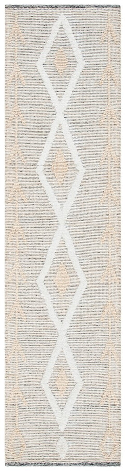 Safavieh Vermont Woollen Dhurry (Hand-Loomed) 60% Wool 40% Cotton Rug Gold / Ivory VRM601D-3