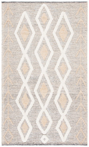 Safavieh Vermont Woollen Dhurry (Hand-Loomed) 60% Wool 40% Cotton Rug Gold / Ivory VRM601D-3