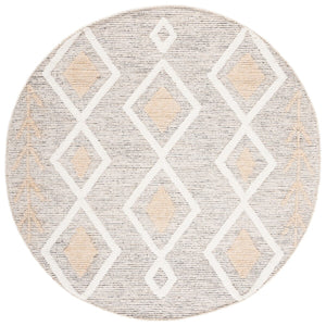 Safavieh Vermont Woollen Dhurry (Hand-Loomed) 60% Wool 40% Cotton Rug Gold / Ivory VRM601D-3