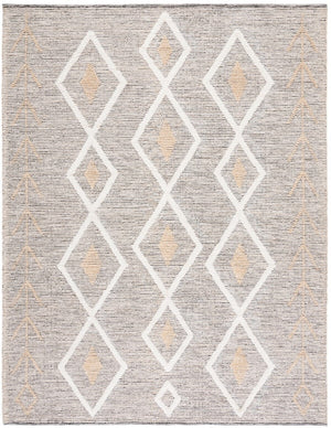 Safavieh Vermont Woollen Dhurry (Hand-Loomed) 60% Wool 40% Cotton Rug Gold / Ivory VRM601D-3