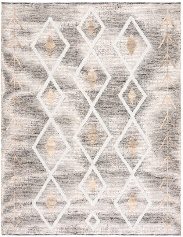 Safavieh Vermont Woollen Dhurry (Hand-Loomed) 60% Wool 40% Cotton Rug Gold / Ivory VRM601D-3