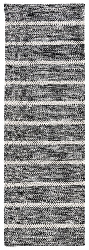 Vermont 802 Hand Tufted 80% Wool, 20% Cotton Rug Black / Ivory 80% WOOL, 20% COTTON VRM802Z-9