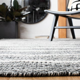 Vermont 802 Hand Tufted 80% Wool, 20% Cotton Rug Black / Ivory 80% WOOL, 20% COTTON VRM802Z-9