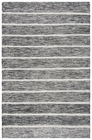 Vermont 802 Hand Tufted 80% Wool, 20% Cotton Rug Black / Ivory 80% WOOL, 20% COTTON VRM802Z-9