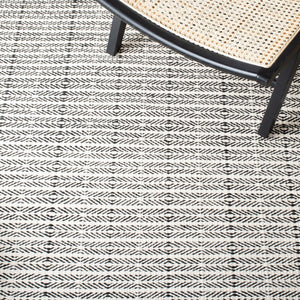 Vermont 803 Hand Tufted 80% Wool, 20% Cotton Rug Black / Ivory 80% WOOL, 20% COTTON VRM803Z-9