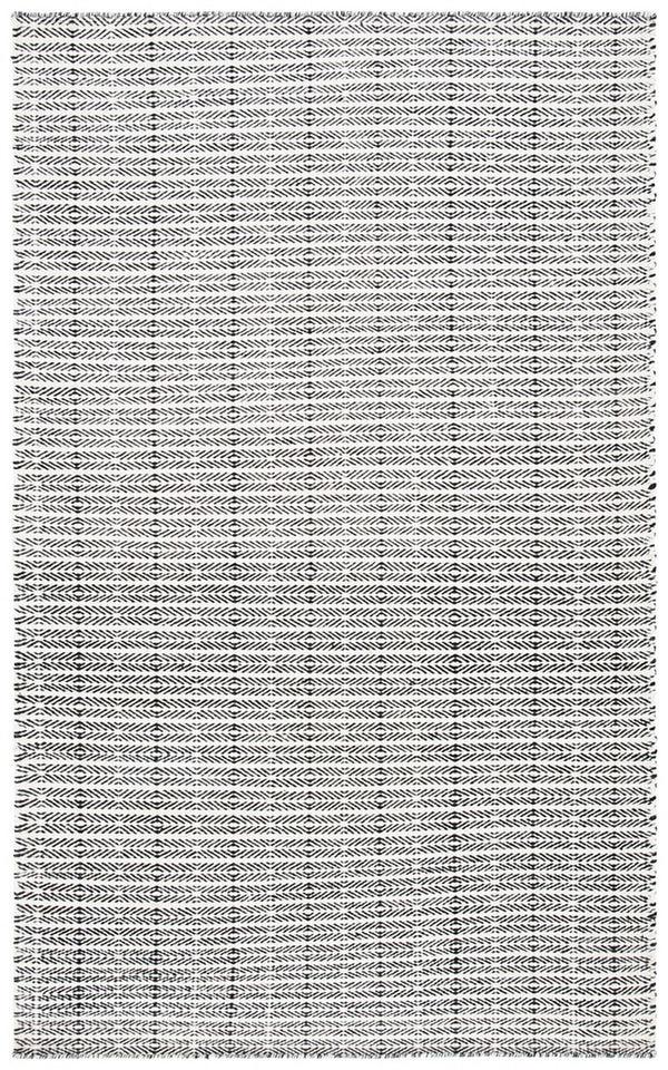 Vermont 803 Hand Tufted 80% Wool, 20% Cotton Rug Black / Ivory 80% WOOL, 20% COTTON VRM803Z-9