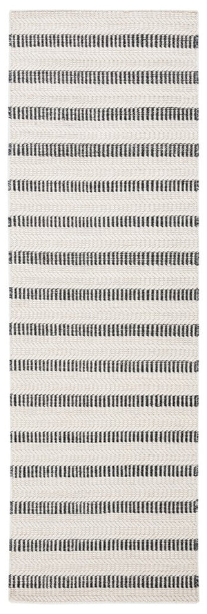 Vermont 804 Hand Tufted 80% Wool, 20% Cotton Rug Black / Ivory 80% WOOL, 20% COTTON VRM804Z-9