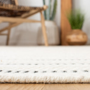 Vermont 804 Hand Tufted 80% Wool, 20% Cotton Rug Black / Ivory 80% WOOL, 20% COTTON VRM804Z-9