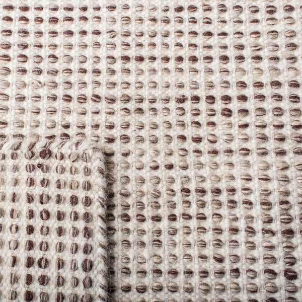Vermont 805 Hand Tufted 80% Wool, 20% Cotton Rug Brown / Ivory 80% WOOL, 20% COTTON VRM805T-9