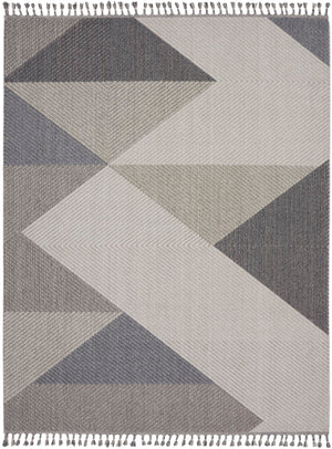 Nourison Elwood ELW04 Modern & Contemporary Machine Made Power-loomed Indoor only Area Rug Grey/Slate 9' x 12'2" 99446885517