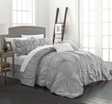 HALPERT SILVER QUEEN 6 Piece COMFORTER SET