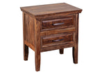 Porter Designs Sonora Solid Sheesham Wood Natural Nightstand Brown 04-116-04-0433