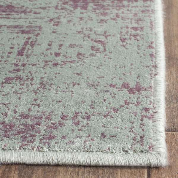 Vintage Power Loomed Area Rug - Stunning Reclaimed Design with Organic Viscose for Timeless Elegance
