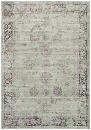 Vintage Power Loomed Rug - Luxurious Organic Viscose with Old-World Charm in Classic Persian Design