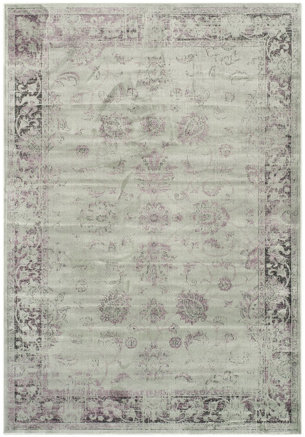 Vintage Power Loomed Rug - Luxurious Organic Viscose with Old-World Charm in Classic Persian Design