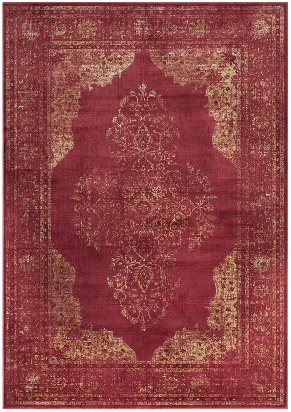Vintage Inspired Power Loomed Area Rug – Elegant Organic Viscose with Classic Persian Design