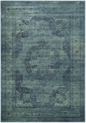 Vintage Power Loomed Organic Viscose Area Rug - Inspired by Classic Persian & Turkish Designs