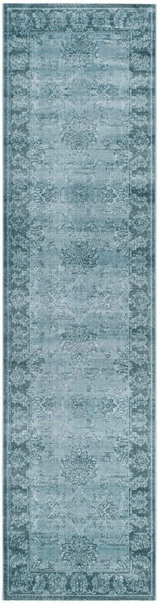 Vintage Power Loomed Rug - Elegant Reimagined Designs with Organic Viscose for Timeless Style