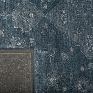 Vintage 873  Not Available Not Available Rug Light Blue / Dark Blue
