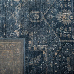 Vintage 875  Not Available Not Available Rug Light Blue / Dark Blue