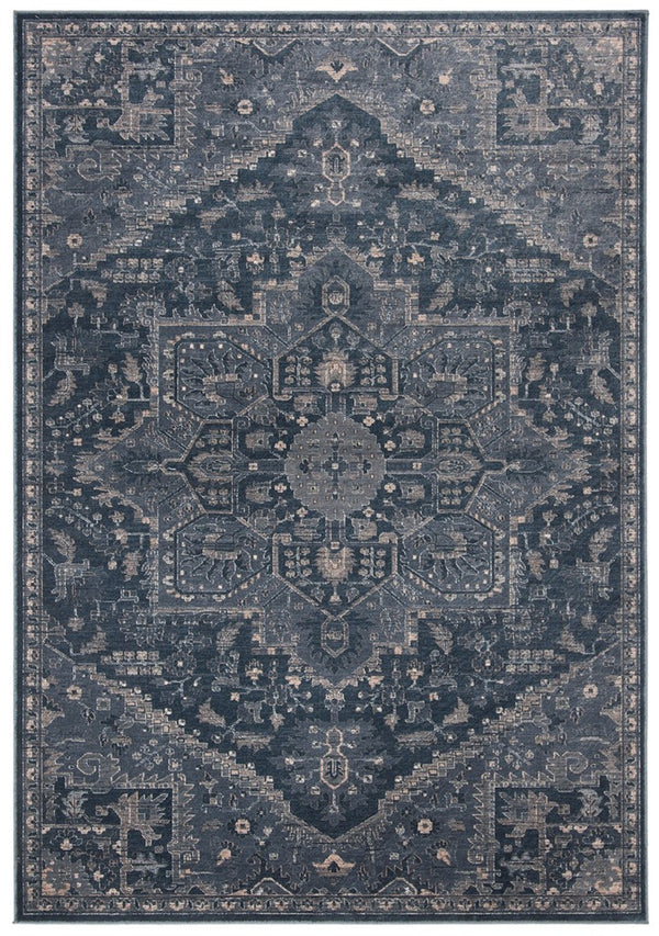 Vintage 875  Not Available Not Available Rug Light Blue / Dark Blue