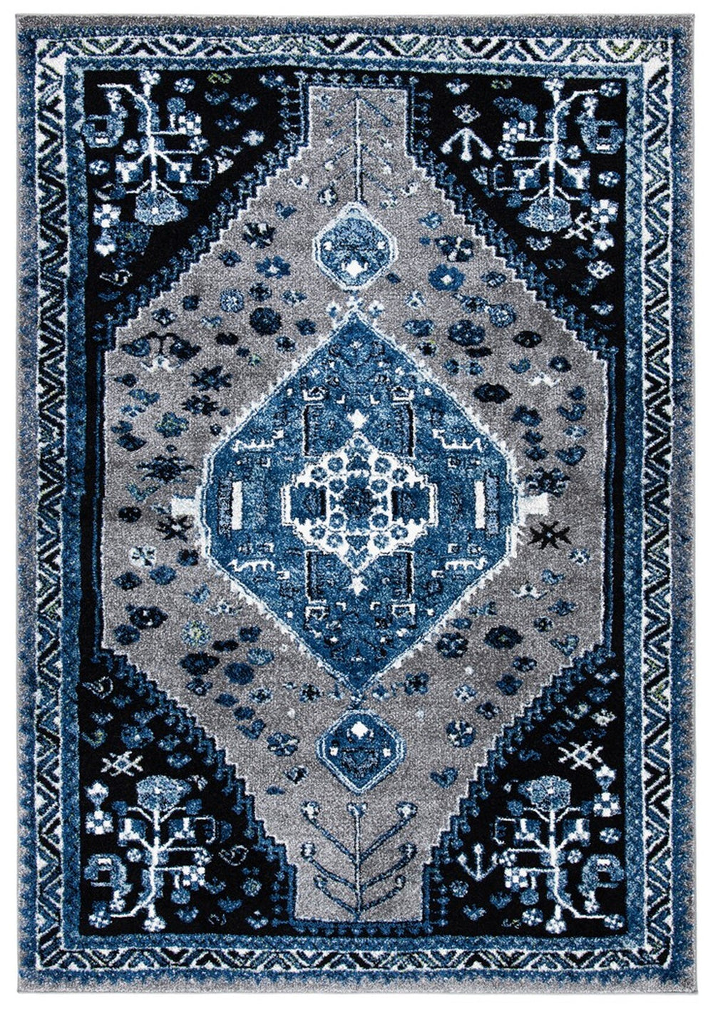 Safavieh Vintage Hamadan 201 Power Loomed Polypropylene Transitional Rug VTH201B-9