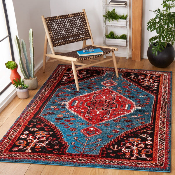 Safavieh Vintage Hamadan 201 Power Loomed Polypropylene Transitional Rug VTH201K-9