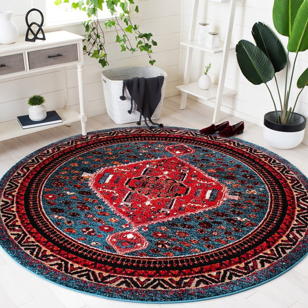 Safavieh Vintage Hamadan 201 Power Loomed Polypropylene Transitional Rug VTH201K-9