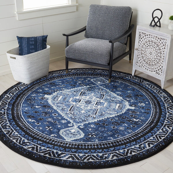 Safavieh Vintage Hamadan 201 Power Loomed Polypropylene Transitional Rug VTH201M-9