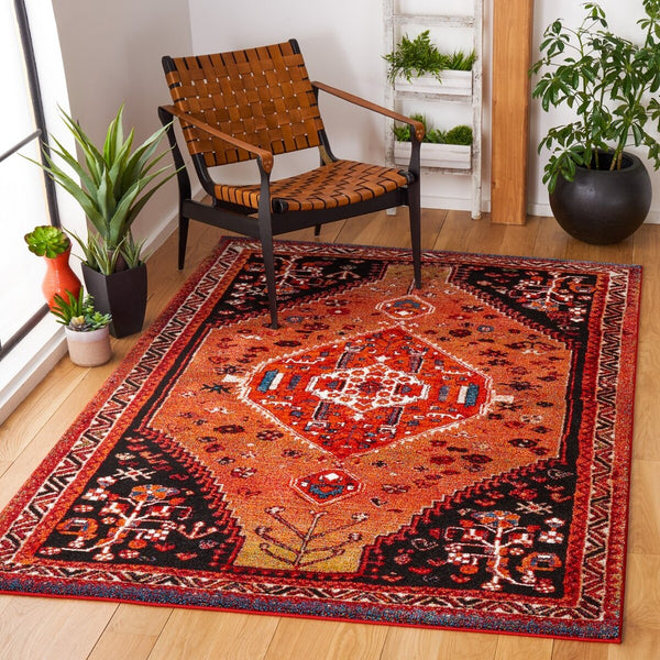 Safavieh Vintage Hamadan 201 Power Loomed Polypropylene Transitional Rug VTH201P-9