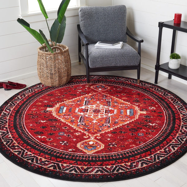 Safavieh Vintage Hamadan 201 Power Loomed Polypropylene Transitional Rug VTH201Q-9