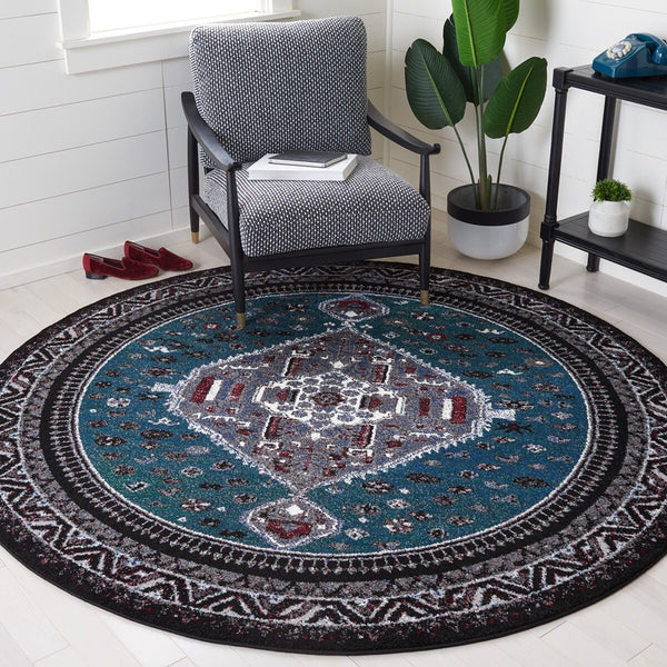 Safavieh Vintage Hamadan 201 Power Loomed Polypropylene Transitional Rug VTH201Y-9