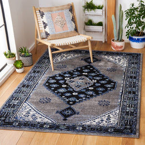 Safavieh Vintage Hamadan 202 Power Loomed Polypropylene Transitional Rug VTH202B-9