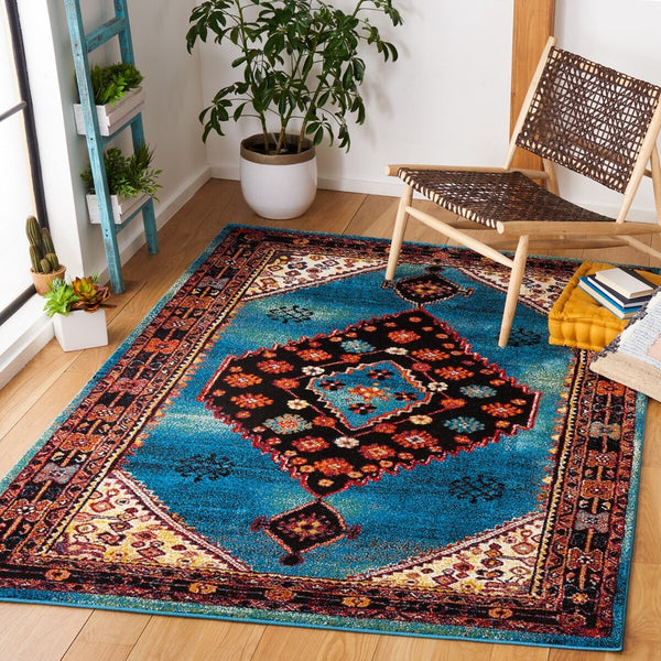 Safavieh Vintage Hamadan 202 Power Loomed Polypropylene Transitional Rug VTH202M-9