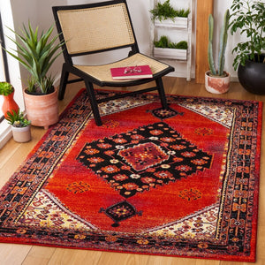 Safavieh Vintage Hamadan 202 Power Loomed Polypropylene Transitional Rug VTH202Q-9