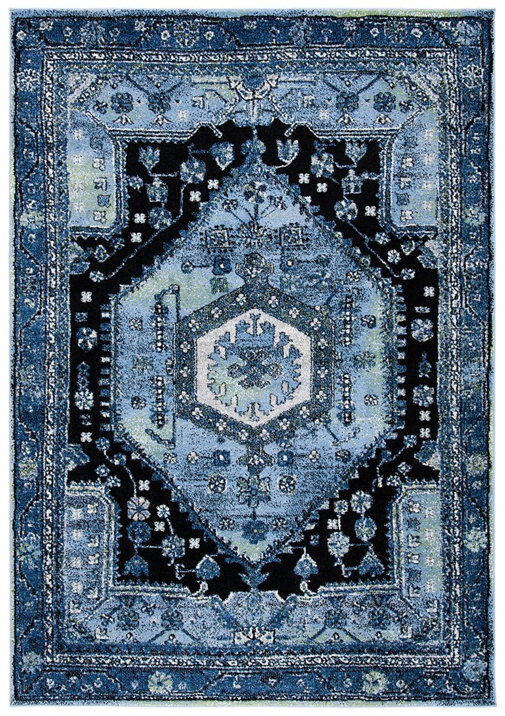 Safavieh Vintage Hamadan 204 Power Loomed Polypropylene Transitional Rug VTH204J-9