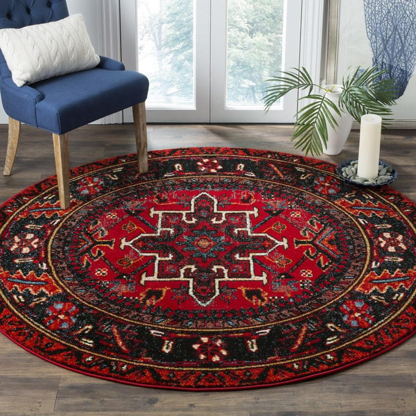 Safavieh Vintage Hamadan 211 Power Loomed Polypropylene Transitional Rug VTH211A-12SQ