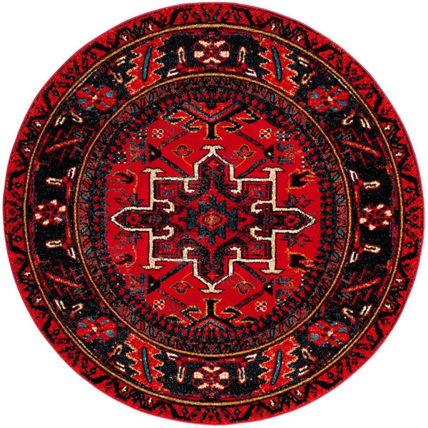 Safavieh Vintage Hamadan 211 Power Loomed Polypropylene Transitional Rug VTH211A-9SQ
