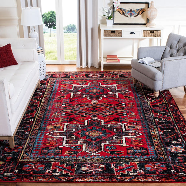 Safavieh Vintage Hamadan 211 Power Loomed Polypropylene Transitional Rug VTH211A-9SQ