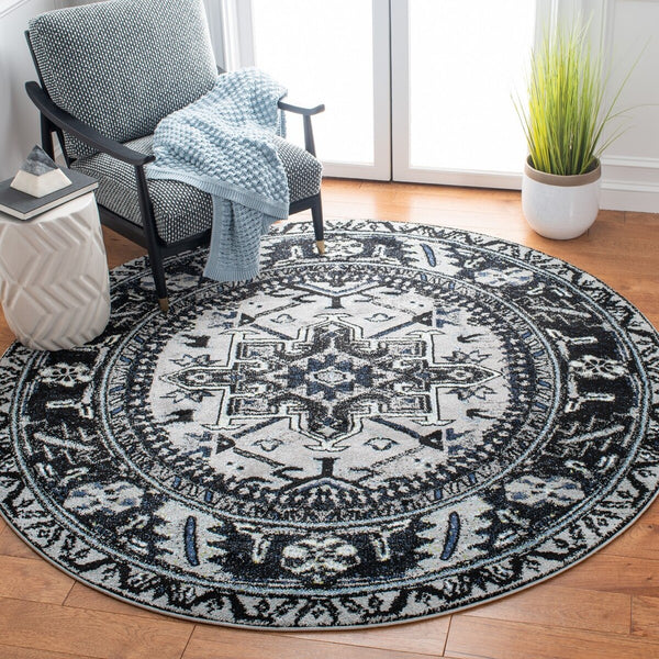 Safavieh Vintage Hamadan 211 Power Loomed Polypropylene Transitional Rug VTH211F-214
