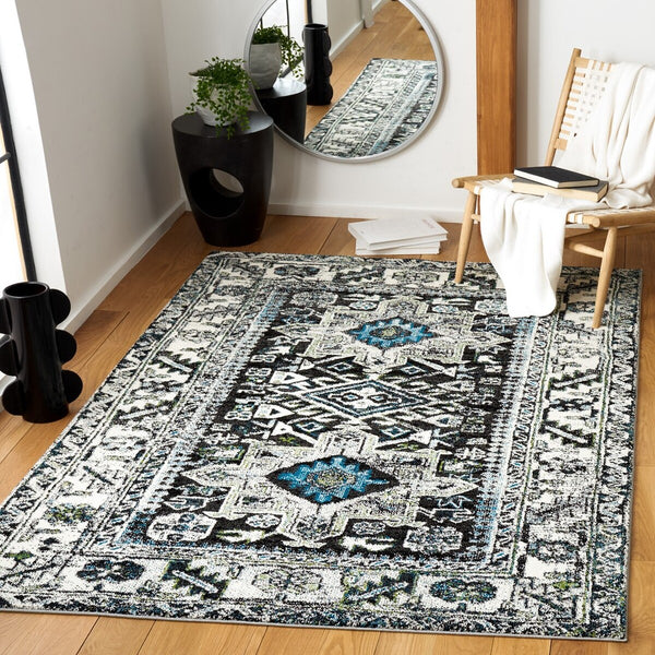 Safavieh Vintage Hamadan 211 Power Loomed Polypropylene Transitional Rug VTH211H-9