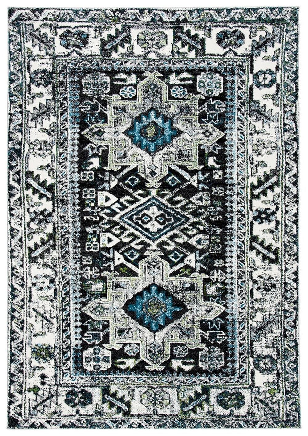Safavieh Vintage Hamadan 211 Power Loomed Polypropylene Transitional Rug VTH211H-9