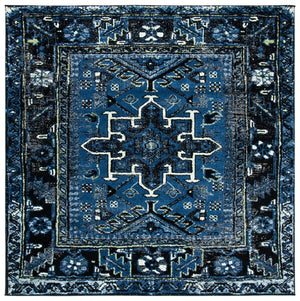 Safavieh Vintage Hamadan 211 Power Loomed Polypropylene Transitional Rug VTH211N-5SQ