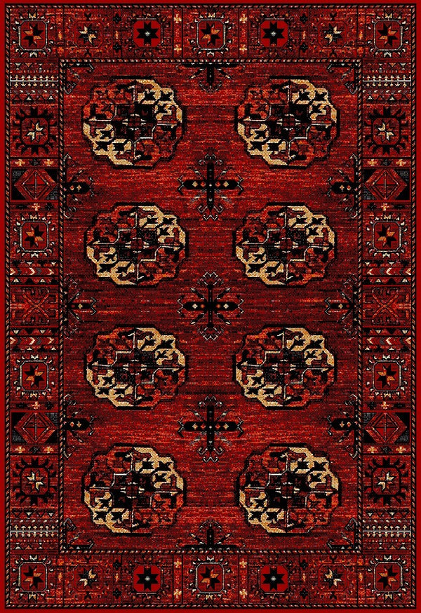 Safavieh Vintage Hamadan 212 Power Loomed Polypropylene Transitional Rug VTH212A-24