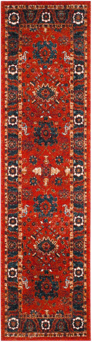 Vintage Power Loomed Rug - Elegant Polypropylene Design for Timeless Home Decor and Style
