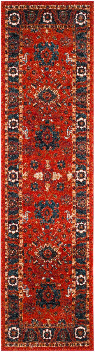 Vintage Power Loomed Rug - Elegant Polypropylene Design for Timeless Home Decor and Style