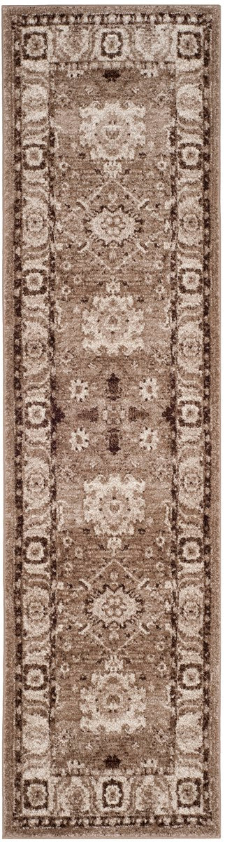 Vintage Power Loomed Rug - Elegant Polypropylene Design for Timeless Home Decor and Style