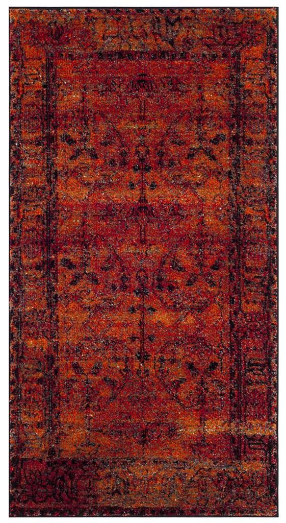 Safavieh Vintage Hamadan 216 Power Loomed Polypropylene Transitional Rug VTH216C-212